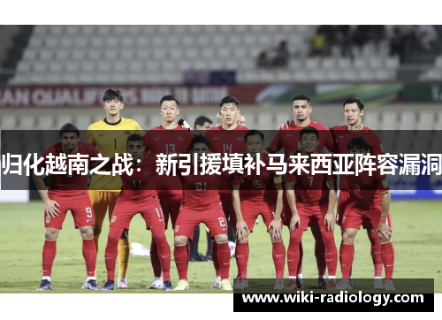 归化越南之战：新引援填补马来西亚阵容漏洞